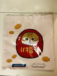 Mofusand x Watsons 屈臣氏 環保袋 Tote Bag Shopping Bag 福字 購物袋