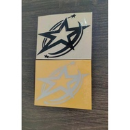 STAR CIRCLE cutting sticker