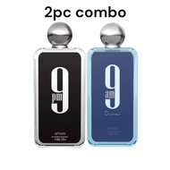 (2pc Combo)100% Original Perfume Afnan 9pm Eau De Parfum 100ml+ 9am Dive EDP 100ml Fragrance For Men