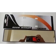 873 / M0-001  ROOM MIRROR 300MM WHITE Broadway Quality Car Rear View FLAT/CONVEX Blue Mirror BROADWA