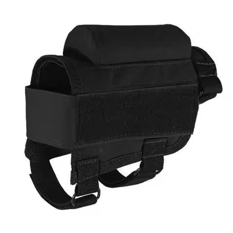 Rifle Stock Butt Bag Tactical Pouches Multifunctional Magazine Pouch for Ammo Storage Reload Suppres