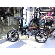 14 Treking Folding Bike Disc Brake 14 Inch Folding Bike Alloy Rim Single Speed 14" FOLDING BIKE