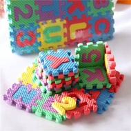 Mini Topper 36Pcs Matras Puzzle Mats Abjad Huruf Angka Toper Mainan