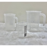 Measuring Cup 1,000cc 500cc 200cc [Scale Transparent Baking Tip Plastic PC Scale Cup]