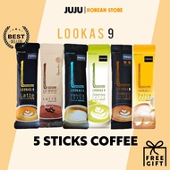 Lookas9 / 5sitcks instant coffee / Kanu / Maxim / Lookas9 / Latte / Double Shot / Vanilla / Tiramisu / Green Tea / Americano / Brown Sugar / Milk tea