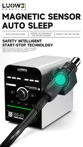 LUOWEI HG-01 intelligent digital display wind gun 4 groups of temperature memory control intelligent