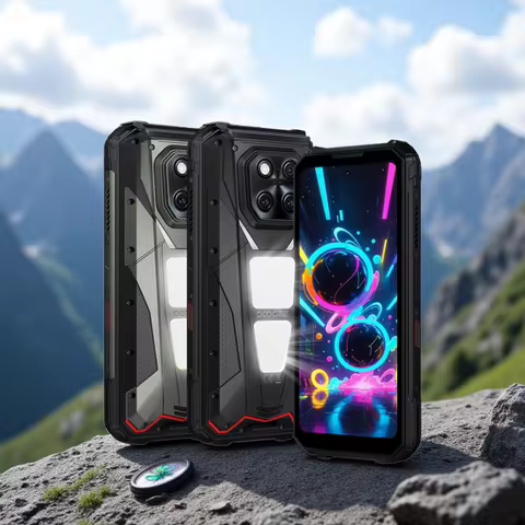 World Premiere DOOGEE V Max Play 5G Projector Rugged Phone 20500mAh Dual Camping Lights Dimensity 73