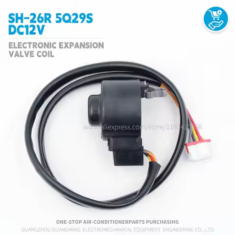 for FUJIKOKI Electronic expansion valve coil DC12V SH-26R 5Q29S for Midea Gree LG HVAC VRF Outdoor u