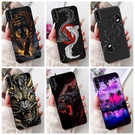 For Samsung Galaxy A90 5G New Fashion Dragon Spider Style Casing SamsungA90 5G A908B Black Silicone 