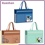XUEXII A3 Tutorial Bag, Plus Size A3 Canvas Art Bag,  Six-Layer Zipper Design Large Capacity Handhel