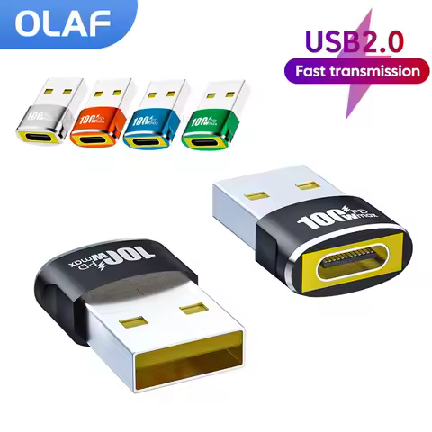 Olaf USB To Type C Adapter OTG Type C Male To USB Female Converter For Xiaomi Samsung Macbook Fast C