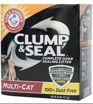 Arm & Hammer Clump & Seal 多貓配方貓砂