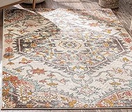 Well Woven Adeline Bohemian Vintage Medallion Soft Blush Multicolor Area Rug 8x11 (7'10" x 9'10")