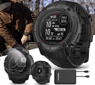 PlayBetter Garmin Instinct 2X Solar Tactical (Black) Outdoor GPS Smartwatch - Flashlight, Solar Char