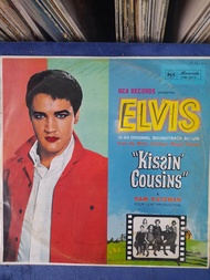 LPBOX 31 : แผ่นเสียงมีรอยบางๆ : ELVIS "KISSIN' COUSINS" แผ่นต้นฉบับเดิม แผ่นเสียง vinyl Lp 33rpm 12"