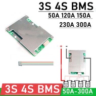 3S 4S BMS 12V 50A 120A 150A 230A 300A 18650 Li-ion LifePo4 Lithium Battery Protection Board W Balanc