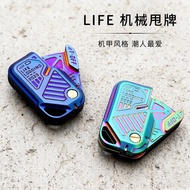 Swinginging Brand edc Decompression Toy Metal Push Brand Adult Decompression Toy EDC Metal Pop Coin 