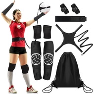 Sosation 5 Set Peralatan Latihan Bola Tampar, Alat Bantu Bola Tampar, Pelindung Lutut dan Sarung Len