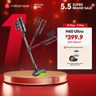 Roborock 210AW Cordless Vacuum Cleaner H60 Ultra | Anti-Tangle | Green Light Dust Detection EU 2 Pin