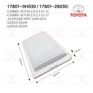 TOYOTA Air Filter 17801-0H030 Camry ACV40 Year 06-12 ACV50 12-15 Engine 2AZ-FE 1AZ-FE
