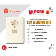 PCBS ESV Wedding Bible Compact Zippered (A LUXURY GIFT FOR WEDDING) - Ideal Wedding Bible ESV Bible