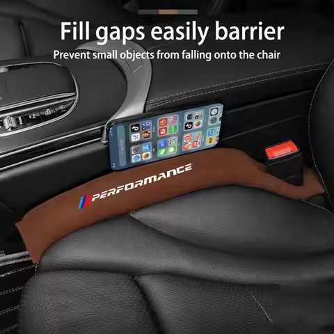 Car Seat Gap Filler Auto Seats Leak Stop Pad Leather Leak Pads Plug Spacer for BMW M Performance E39