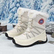 Outdoor Sports Snow Boots Women's Shoes High-top Cotton Shoes Non-Slip Hokkaido Ski Boots 4CX3