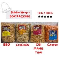 Angry Bite Corn Shape Snack/ Snek Bites , Keropok Perisa KEJU,AYAM,BBQ, CILI MANIS THAI/ 零食