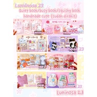 Quiet book busy book squishy book handmade cute (already assembled)