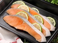 【鮮食堂】智利薄鹽鮭魚片27片組(300g/3片/包)_免運組