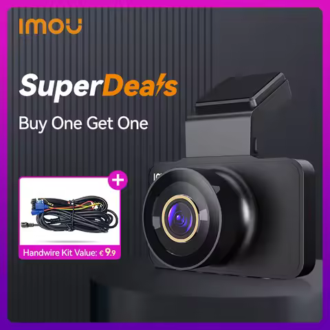 IMOU Dash Camera S400 4MP QHD Wifi Smart Voice Control Driving Recorder Parking Crash Record 123° Wi