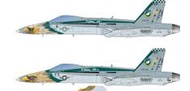 預訂印製 1/144 F/A-18C Hornet 大黃蜂 VFA-195 Dambusters 水貼