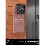 Advertising Iron Art Acrylic Floor Guide Office Guide Shop Signboard Guide Creative Shopping Mall lo