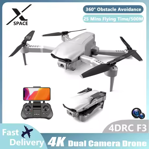 Drone 4DRC F3 GPS Drone With 4K Camera RC Obstacle Avoidance Brushless Motor GPS 5G WIFI RC Drone Pr