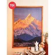 B. b. T TOI TOI Jigsaw Puzzle Adult Version 1,000 Pieces Flat Decompression Educational Handmade diy
