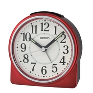 [𝐏𝐎𝐖𝐄𝐑𝐌𝐀𝐓𝐈𝐂] Seiko QHE198R QHE198 Red Analog Quiet Sweep Beep Alarm Lumibrite Hand Bedside Alarm Clock