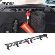 For BMW X5 G05 2019-2024 carbon steel Black Car Trunk Sunshade Slot Hooks Interior Modification Acce