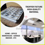 ◸ ✗ ⭐ 【On Hand】High Quality Louver Housing with or without T8 LED Tube Light / Recessed & Mounted