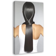 Hair Salon Poster Barbershop Poster Black Straight Hair Poster Hairdressing Posters Canvas Poster Wa