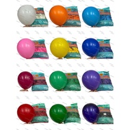 100 Pieces 5 Inches/ Size 5 Decotex Rubber Plain Metallic Ordinary Retro Pastel Balloon