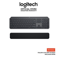 [Bundle] Logitech MX Keys Wireless Illuminated Keyboard + Logitech MX Palm Rest for MX Keys