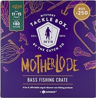 Catch Co Mystery Tackle Box Motherlode Bass Fishing Crate | Largemouth Bass | Smallmouth Bass | Freshwater Fishing Kit | Fishing Kit