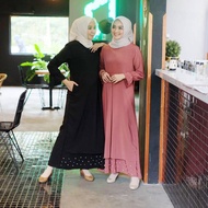 ASKA.ID -CAMELIA PEARL DRESS PREMIUM MUSLIMWanita (689)