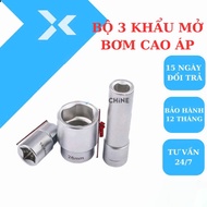 Set of 3 special guns to open high pressure pumps