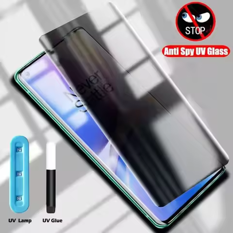 3D Curved Full Glue UV Privacy Tempered Glass For Huawei Mate 20 30 50 P30 P40 P50 P60 Pro Art Scree