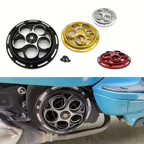 Motorcycle Cooling Fan Radiator Cover For Vespa Sprint Primavera 150 2013-2021 CNC Aluminum Engine S