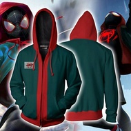 Details01 about Spider-Man01 Into the Spider-Verse01 Miles Morales Hoodie Sweatshirt Zipper Jacket 0