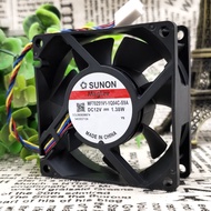 YY The new fan TAJUN MF70251V1-Q04C-S9A 7025 12V 3.17W 4WIRES FAN