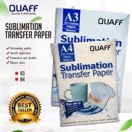 QUAFF SUBLIMATION PAPER A4 (100PCS) & A3 (50PCS) SHEETS