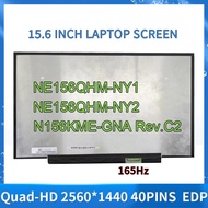 New Original 15.6 inch 2K 165Hz Laptop LCD Screen N156KME-GNA fit NE156QHM-NY1 NE156QHM-NY5 100% DCI